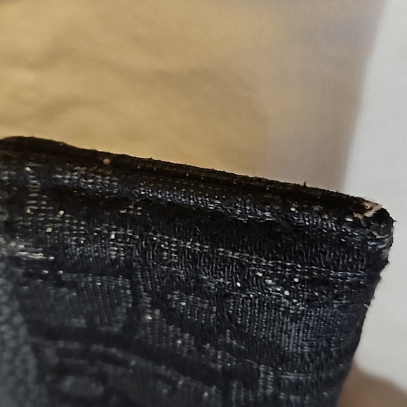 Christian Dior Trotter Black Leather and Canvas Card Holder - Picture 3 of 5